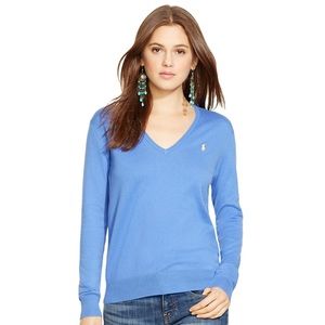 Ralph Lauren v-neck merino wool sweater